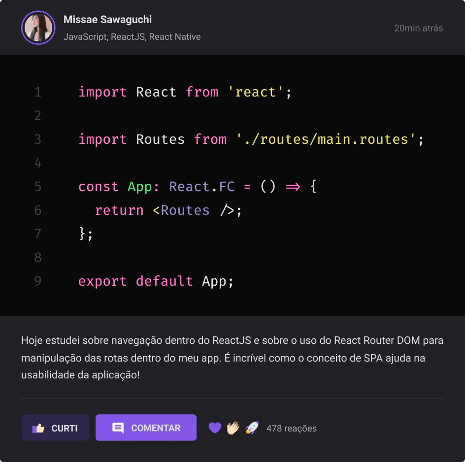 Que tal dar um charme à aplicação com um delay na troca entre as cores do  botão? #rocketseat #reactjs #css3 #frontenddeveloper #programador  #programadora, By Rocketseat